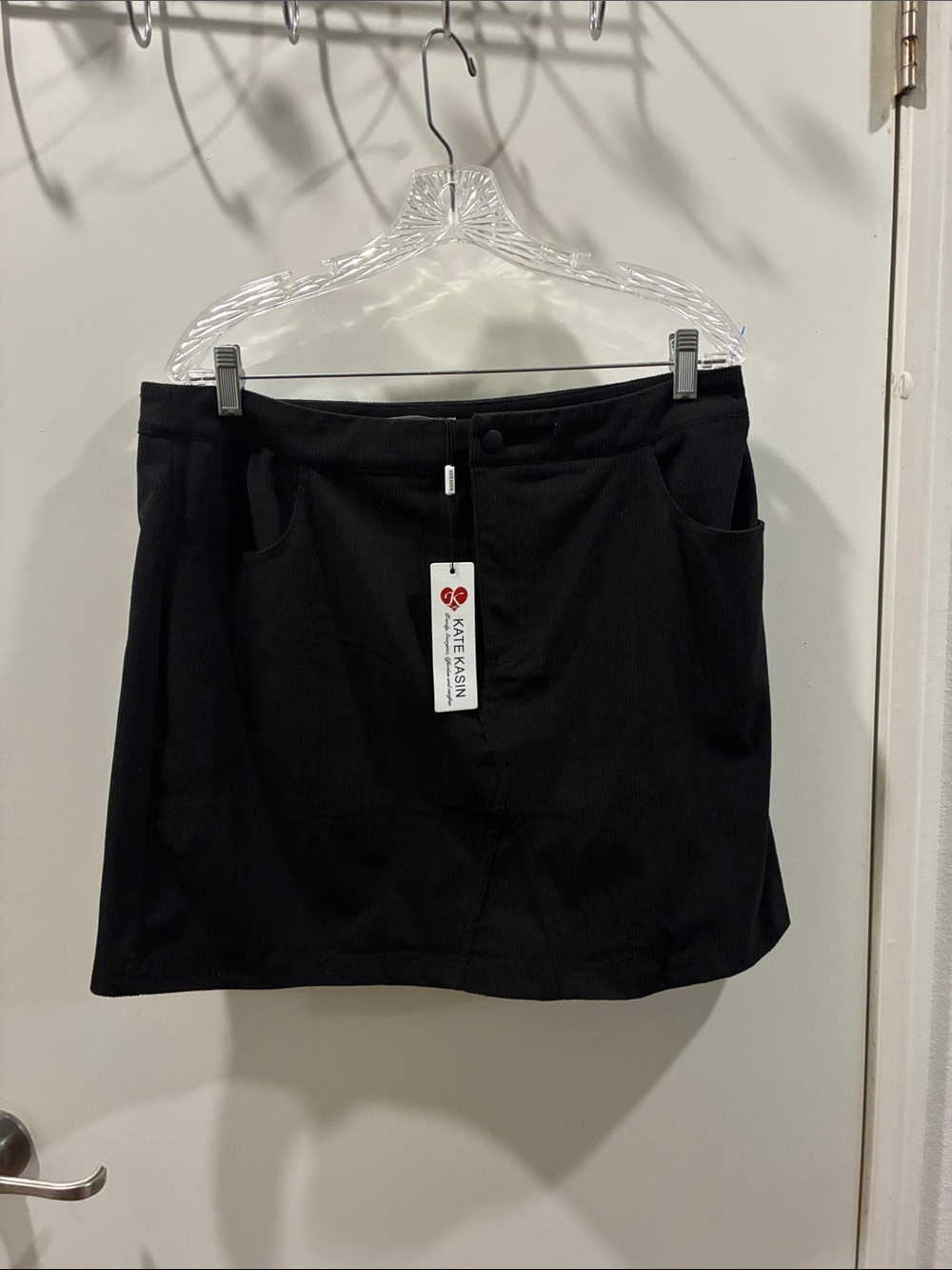 Kate Kasin Black Women's Casual Skirt